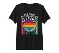 Théâtre rétro C'est Une scène Que Je Passe par Une pièce de théâtre T-Shirt Haut de Gamme