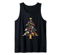Théâtre Sapin de Noël pour Hommes, Femmes, Enfants, théâtre Amusant Débardeur