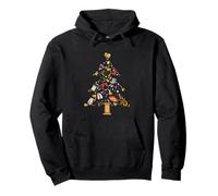Théâtre Sapin de Noël pour Hommes, Femmes, Enfants, théâtre Amusant Sweat à Capuche
