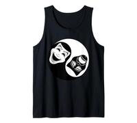 Théâtre Yin Yang - Masques comédie et tragédie Débardeur