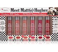 theBalm Meet Matte Hughes Lot de 6 mini rouges à lèvres liquides longue durée Volume 14
