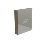 Thebalux armoire de toilette modèle D 60x70 charnières à droite 1x porte 2x étagère interrupteur/prise compris éclairage LED indirect en partie inférieure sans lampe en saillie 5TY60007NE