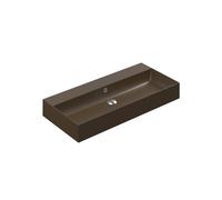 Thebalux lavabo modèle Cube 1x cuve sans trou de robinet 3CB100142KMT