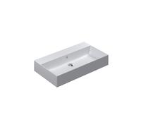 Thebalux lavabo modèle Cube 1x cuve sans trou de robinet 3CB80142KMW