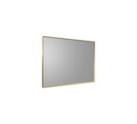 Thebalux Type N miroir mural 100x70cm rectangulaire avec éclairage aluminium Laiton 4SP100049M