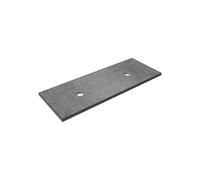Thebalux Type Plan sous vasque 120x46cm cadre noir mat Céramique Petra Grey 2TY120077P