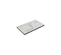 Thebalux Type Plan sous vasque 80x46cm cadre Noir mat Céramique Marble Carrara 2TY80076M