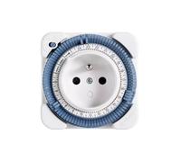 Theben 0260841 Timer 26 'Prise programmable analogique pour une utilisation en intérieur, programmateur minuterie 'minuteur