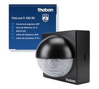 Theben Détecteur de mouvement theLuxa R180 BK – Noir – 180° – pour l'extérieur