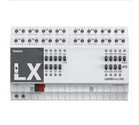 Theben 4800429 LUXORliving S16 I Actionneur de commutation 16 canaux I Fonctions de commutation On/Off, Impulsion, Délai On/Off, Éclairage d'escalier avec préavis