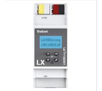 Theben 4800495 I LUXORliving IP1 I Centrale système pour Le système Smart Home KNX LUXORliving I Interface Ethernet et Bus.