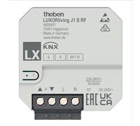 Theben 4800651 LUXORliving J1 S RF I Actionneur de store encastré à 1 canal RF I Communication radio cryptée I Commande des dispositifs de protection solaire I Pour système Smart Home KNX LUXORliving