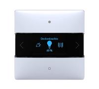 Theben 4969238 iON 108 KNX Régulateur d'ambiance KNX I KNX Data Secure I Capteur tactile pour la domotique 20 fois