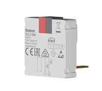 Theben 4969272 TA 2.1 KNX Interface de bouton binaire 2 voies KNX TP, KNX Data Secure, longueur du câble jusqu'à 30 m
