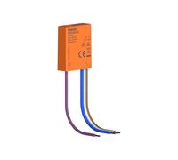 Theben 5400030 OKTO 540 BN - Télérupteur impulsionnel électronique encastré, ultra-compacte (26,6 x 32,7 x 9,6 mm), silencieux, câbles préassemblés. LED 150 W, commutation au passage par zéro
