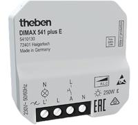 Theben DIMAX 541 plus E Universaldimmer, 250 Watt, Unterputz LED-Lampen (5410130)