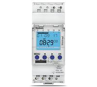 Interrupteur horaire pour rail Tension de fonctionnement: 230 v/ac TR610 top3 1 inverseur (rt) 16 a 250 v/ac programme hebdomadaire X964791 - Theben