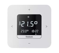 Theben 8119200 Ramses 811 top3 Thermostat à Horloge - numérique, Application Bluetooth, Programme hebdomadaire, Version à Piles (2 Fils, Mise à Niveau), Marche/arrêt, Chauffage au Sol/électrique