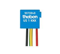 Theben 9070848 US 1 KNX I Parafoudre sous la forme d'un bornier KNX I Protection contre les surtensions I Pour le système Smart Home KNX LUXORliving et KNX.