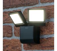 Theben Applique mural extérieur LED theLeda S17-100L, noir, Matière Plastique, Applique Exterieur LED