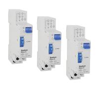 Theben ELPA 8 0080002 Lot de 3 interrupteurs électromécaniques TLZ sans consommation en veille 3 conducteurs 4 conducteurs commutables LED 300 W