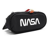 TheCartoonWorld Trousse ovale en sac d'école - NASA, Noir , Etuffe