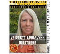TheCelebrity.Online Magazine - August 2025 Print Edition: Cover Story: Bridgett Edinalynn Riesterer - Rising Star in Entertainment