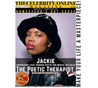 TheCelebrity.Online Magazine - August 2025 Print Edition: Cover Story: Jackie aka The Poetic Therapist - Bridging Creativity and Mental Health