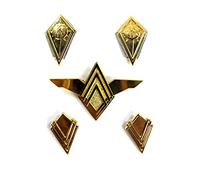 thecostumebase Battlestar Galactica BSG Senior Flight Wings + Commandant + Capitaine Pins Insignia