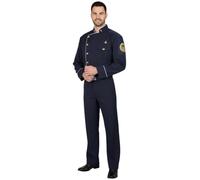 thecostumebase Costume d'uniforme Junior Battlestar Galactica BSG Officier Duty Blues (XL)