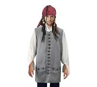 thecostumebase Gilet de pirate exact Costume Jack Sparrow (XL) Bleu