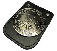 thecostumebase les Agents of Shield SHIELD Badge avec accessoires de porte-badge en cuir métallisé