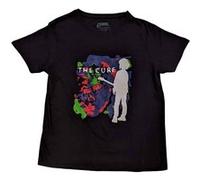 The Cure T Shirt Boys Dont Cry Band Logo Nouveau Officiel Femme Skinny Fit Noir Size M