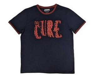 TheCure_Logo Ringer_Uni_NAVY_T-SHIRT: L G