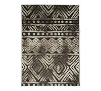 Thedecofactory Dehors-Dedans Afrika - Tapis pour intérieur-extérieur Noir et Brun 120x170
