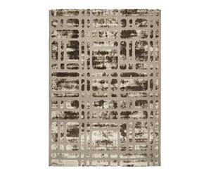 Thedecofactory Dehors-Dedans LABY - Tapis pour intérieur-extérieur Beige et Brun 120x170