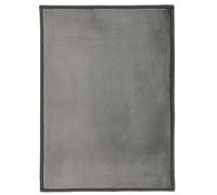 Thedecofactory Flanelle - Tapis Aspect Velours Extra-Doux Gris 160x230