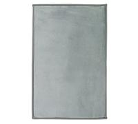 Thedecofactory Flanelle - Tapis Aspect Velours Extra-Doux Gris Nuage 60x90
