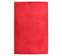 Thedecofactory Flanelle - Tapis Aspect Velours Extra-Doux Rouge 60x90