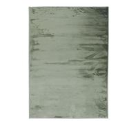 Thedecofactory Flanelle - Tapis Extra-Doux Effet Velours Vert Clair 160x230