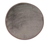 Thedecofactory Flanelle - Tapis Rond Extra-Doux Taupe diam.70