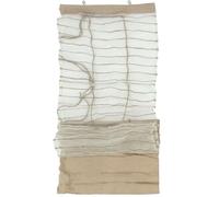 Thedecofactory Store Voilage Effet Soie avec du Coton et Jute écru 45x200