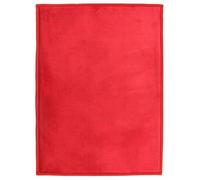 Thedecofactory Tapis Aspect Velours Extra-Doux Rouge 160x230