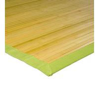 Thedecofactory Tapis en Bambou Larges Lattes ganse anis 120x180