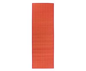 Thedecofactory Tapis en Bambou Rouge 200x65