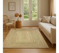 Thedecofactory Tapis en Jute tressé Naturel Artisanal 120x170