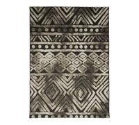 Thedecofactory Tapis Moderne pour intérieur-extérieur Noir et Brun 120x170