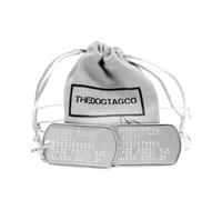 TheDogTagCo - Médaille militaire américaine - Réplique détaillée inspirée du collectionneur - 2 médailles en acier inoxydable, 2 chaînes, cadeau parfait pour fans et collectionneurs