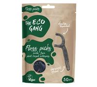 THEECOGANG FLOSS PICK carbon activo 50ud - produit spécialisé pour un usage quotidien, s’intègre facilement dans une routine de tous les jours, coffret de 50 pièces et facilite la prise en charge de v