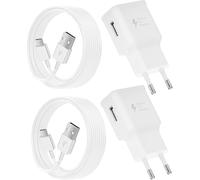 Thef-2-Pack Chargeur Rapide Et Câble Usb Type C Pour Samsung Galaxy A15 A14 A13 A04s A05s A71 A55 A54 A53 A42 A35 A34 A33 A25 A23 M53 M34 M13 S8 S9 S10 S20 S21 Plus, Chargeur Usb C Tablette Telephone